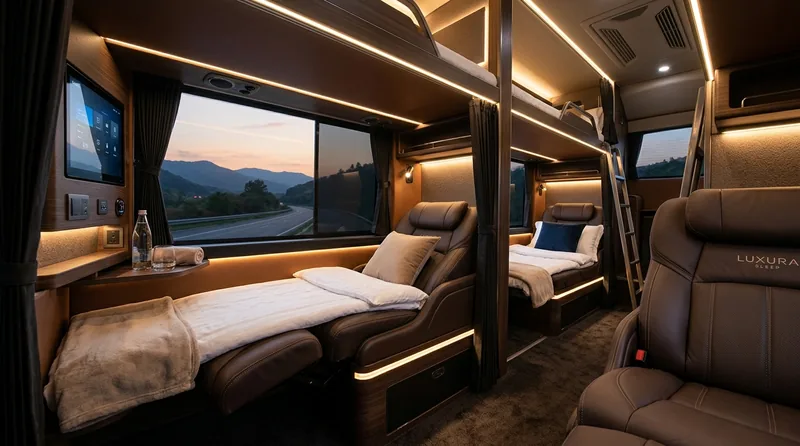 BharatBenz AC Sleeper Cabin